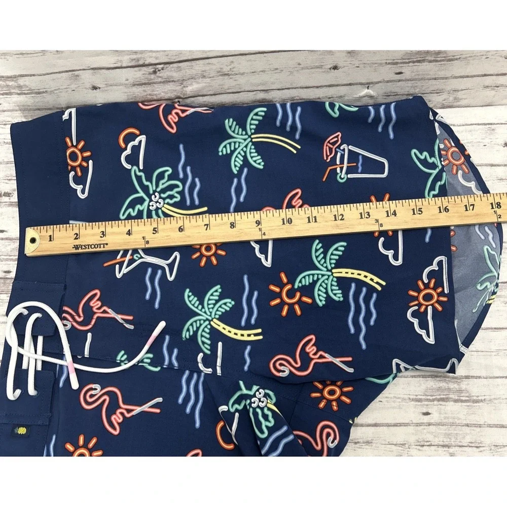 Chubbies Mens Multicolor Board Shorts Swim Trunks 6.5